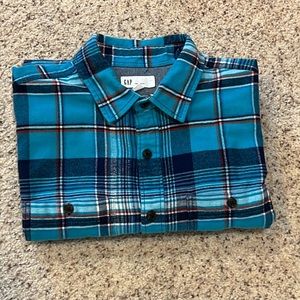 Men’s GAP Plaid Flannel Shirt Size S